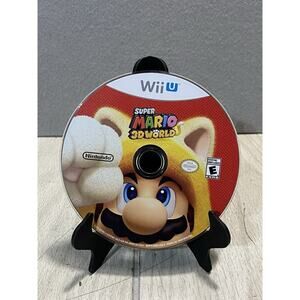 Super Mario 3D World (Nintendo Wii U, 2013) Disc only, Tested!